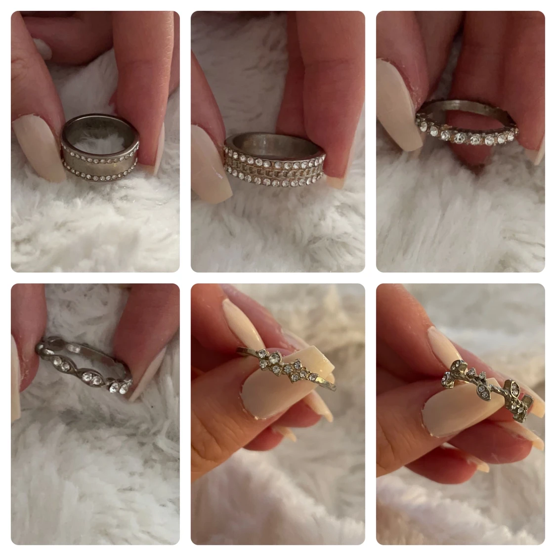 Ringar silver stork s/m - 90