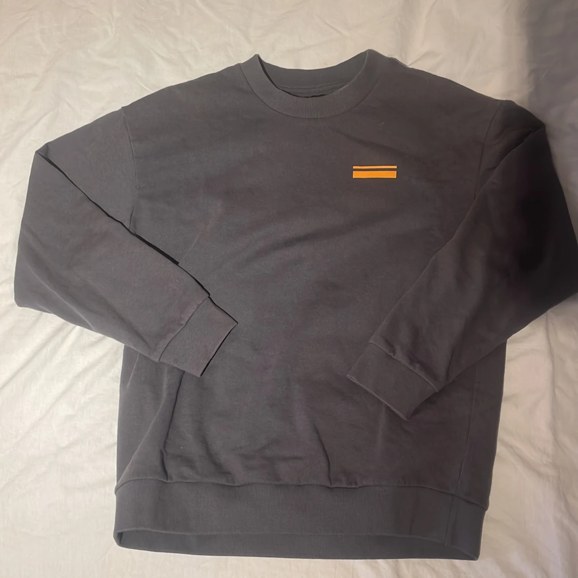 oversized tröja med tryck på ryggen