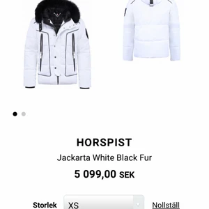 Horspist jacka  - Säljer nu min horspist jacka i storlek xs som jag bara använt i 2 veckor. Köpt för 5099kr säljes för 4800kr eller kan bytas mot någon slags vinterjacka helst canada goose storlek xs