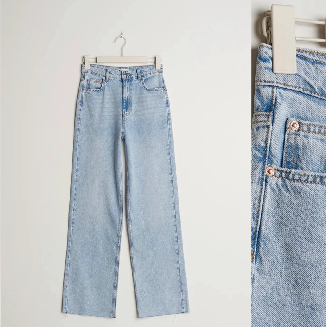 Blåa vida Jeans från Gina 