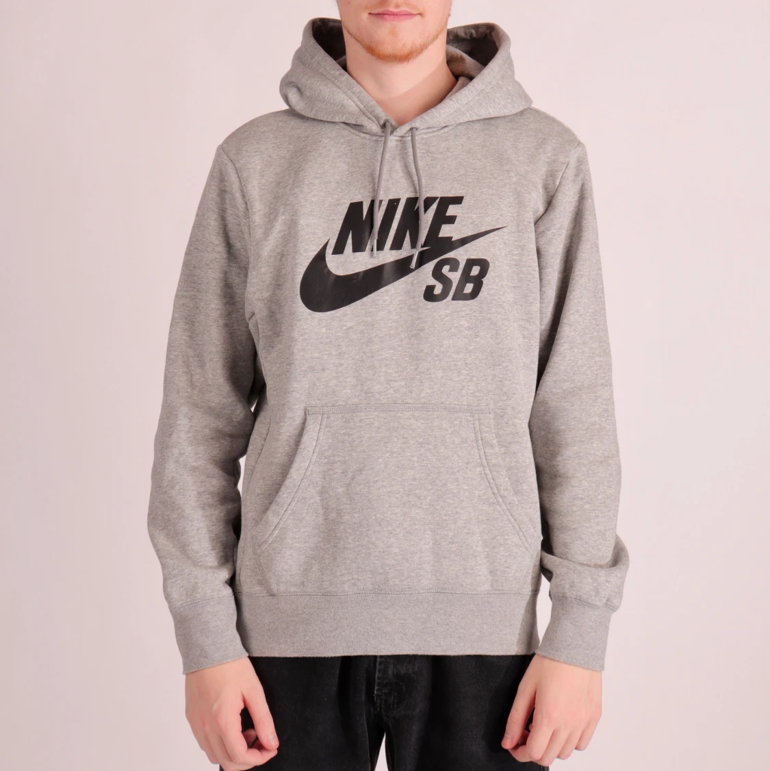 Grå Nike SB Hoodie - 90