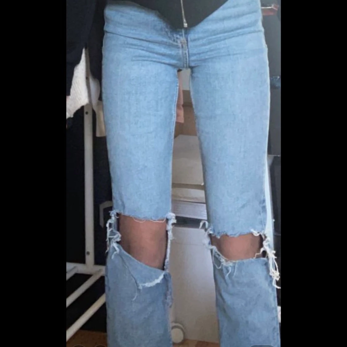 Zara jeans med slits