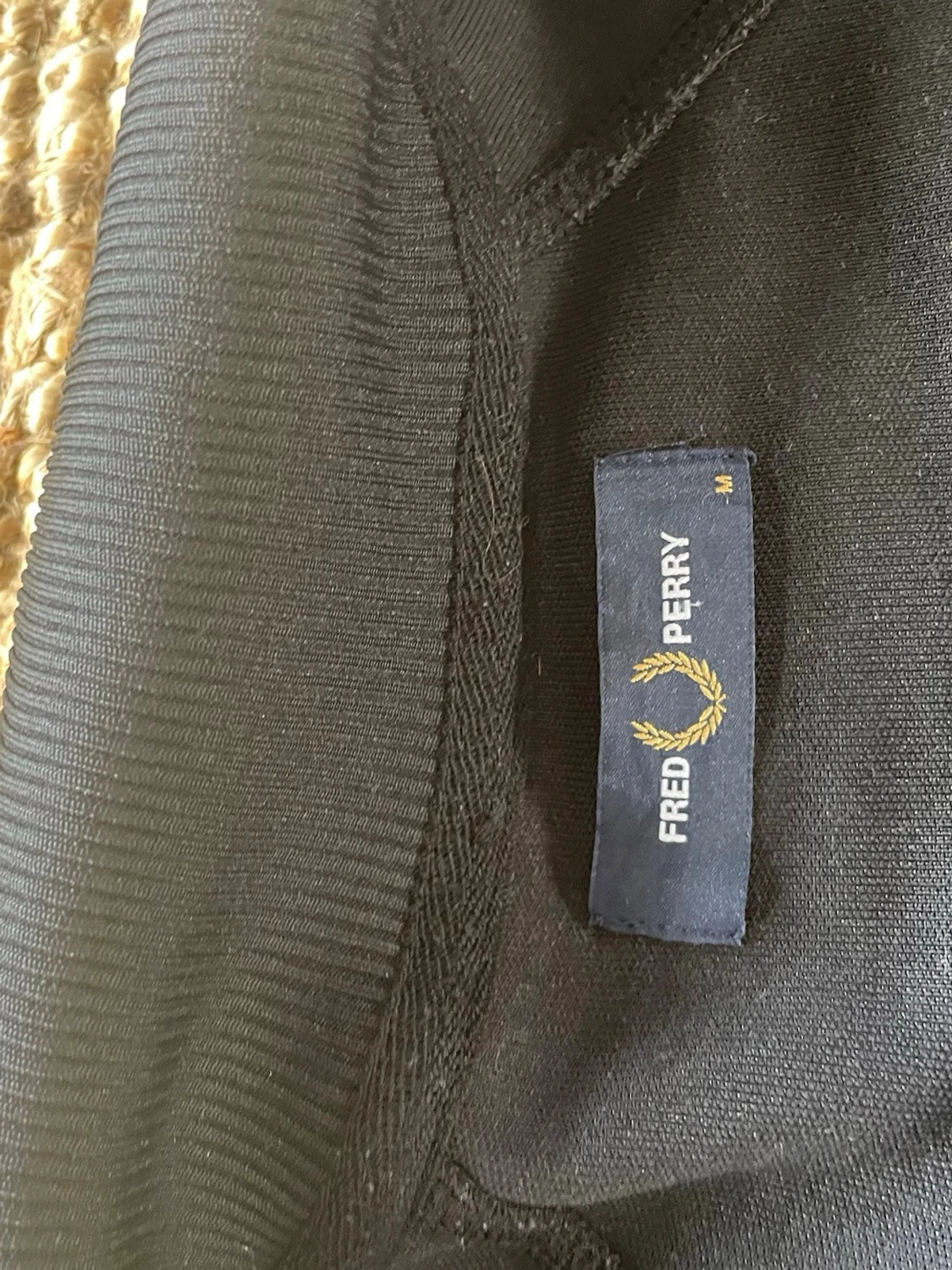 Svart Fred Perry ziptröja - 2