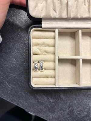 Silverörhängen  - Silverörhängen från glitter. 