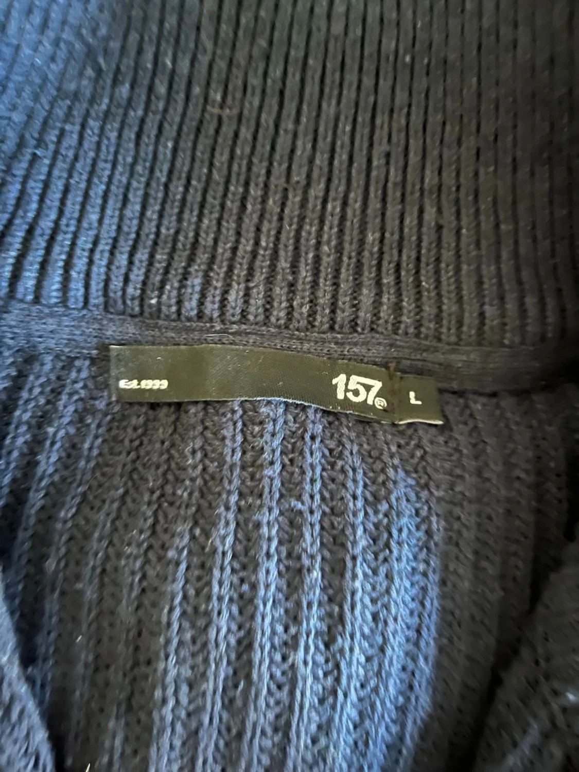 Mörkblå zip - 2