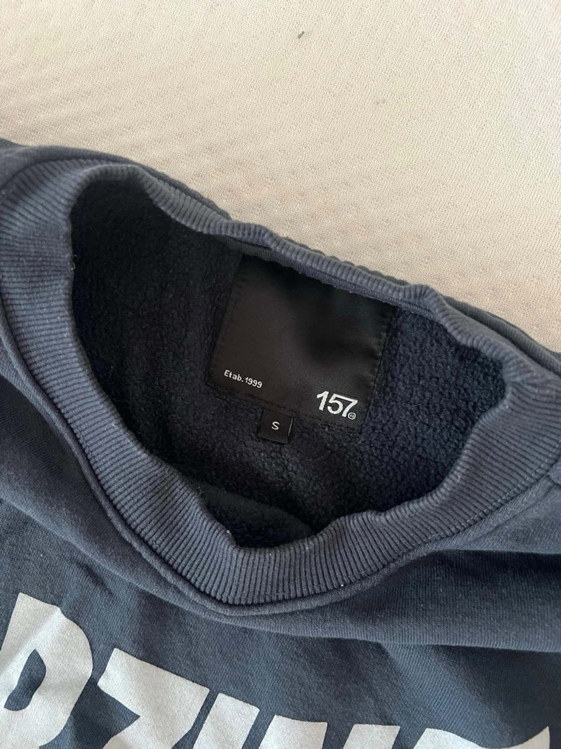 Svart sweatshirt med Morzine-tryck - 3