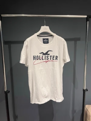Hollister t shirt Storlek M - Säljer en vit Hollister t shirt|Storlek:M| Skick:8/10|Pris:299|Frakt:24h| Vid frågor och funderingarshirt är de bara och höra av dig ‼️  