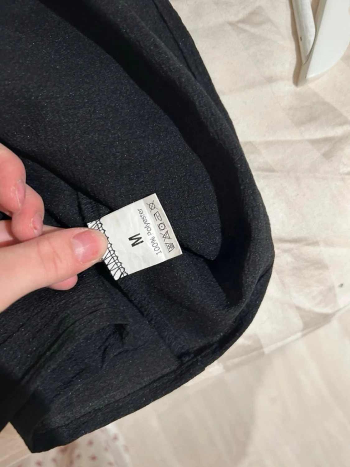 Svart peplumtopp - 2