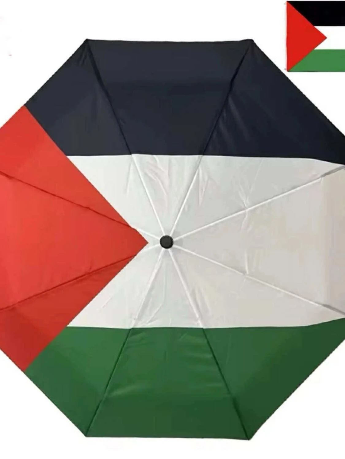 Paraply med Palestinas flagga/ ny förpackning 