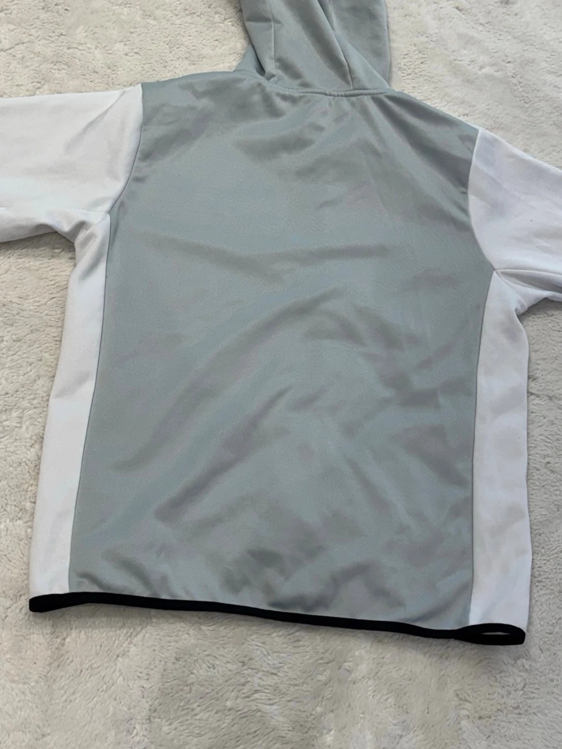 Nike Al Nassr zip-hoodie grå/vit - 2