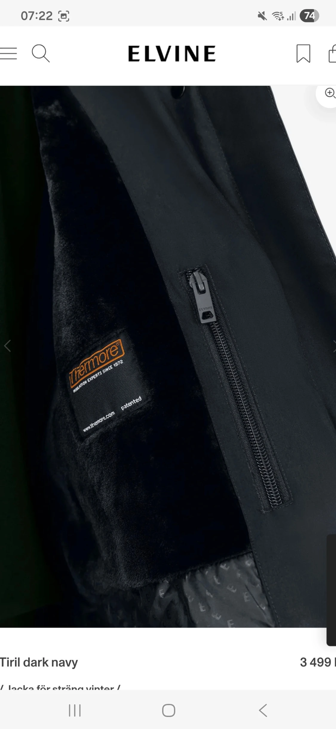 Elvine vinterjacka stl S - 2