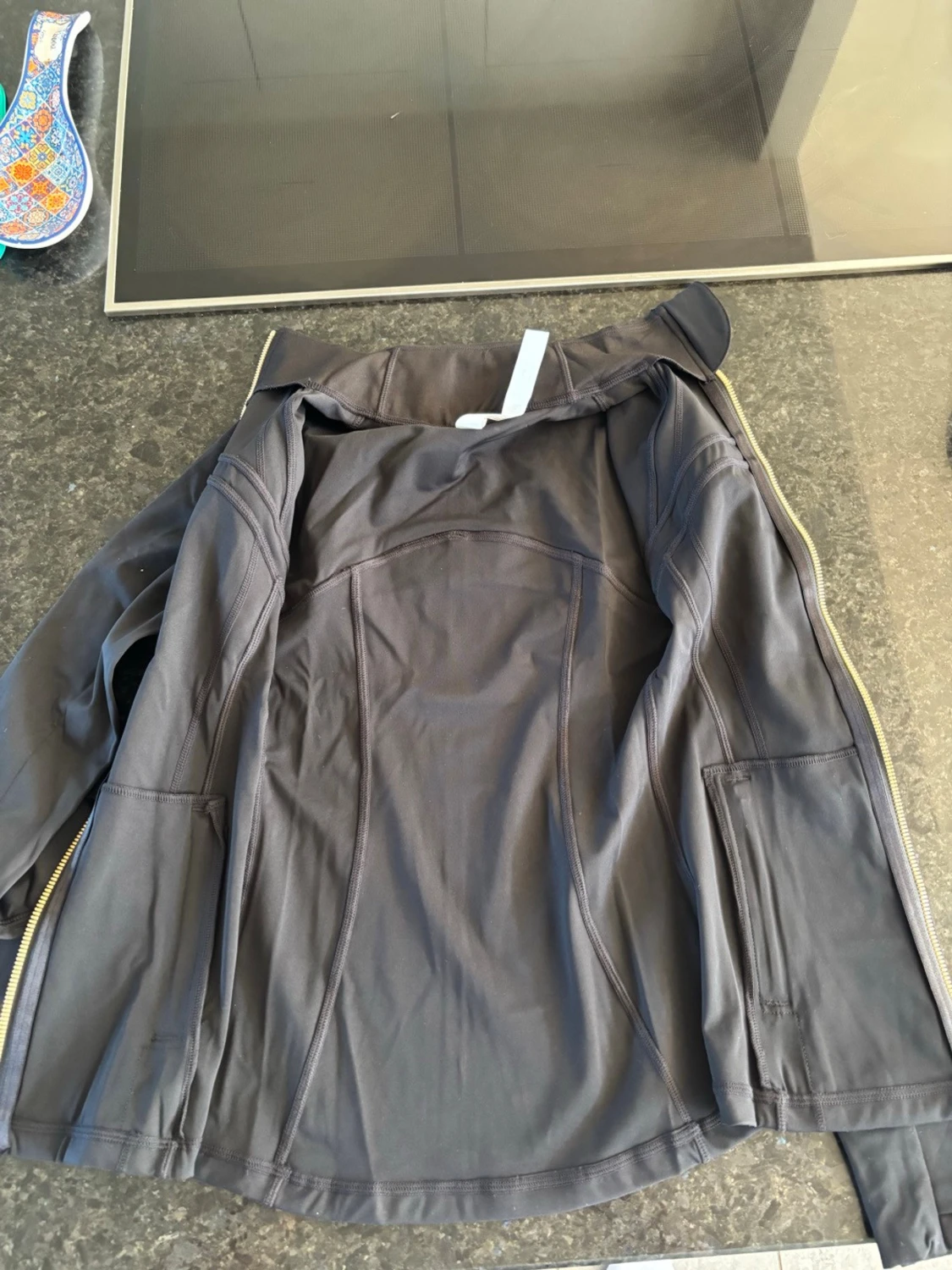 Svart vindjacka från Lululemon - 2