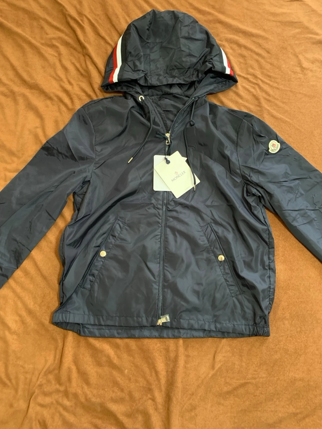 Mörkblå vindjacka från Moncler L