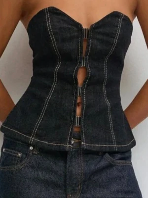 Jeans topp/ tube topp - Aldrig använd endast testad. Men prislapp är ej kvar 