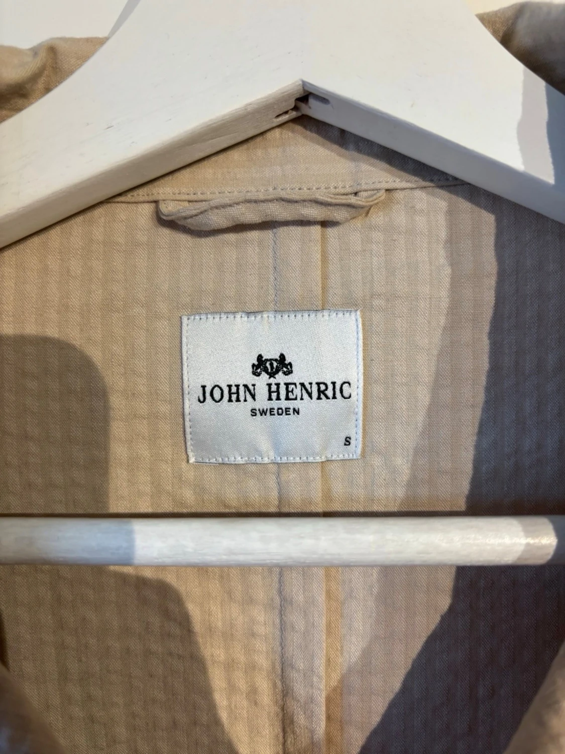 Beige overshirt från John Henric - 2