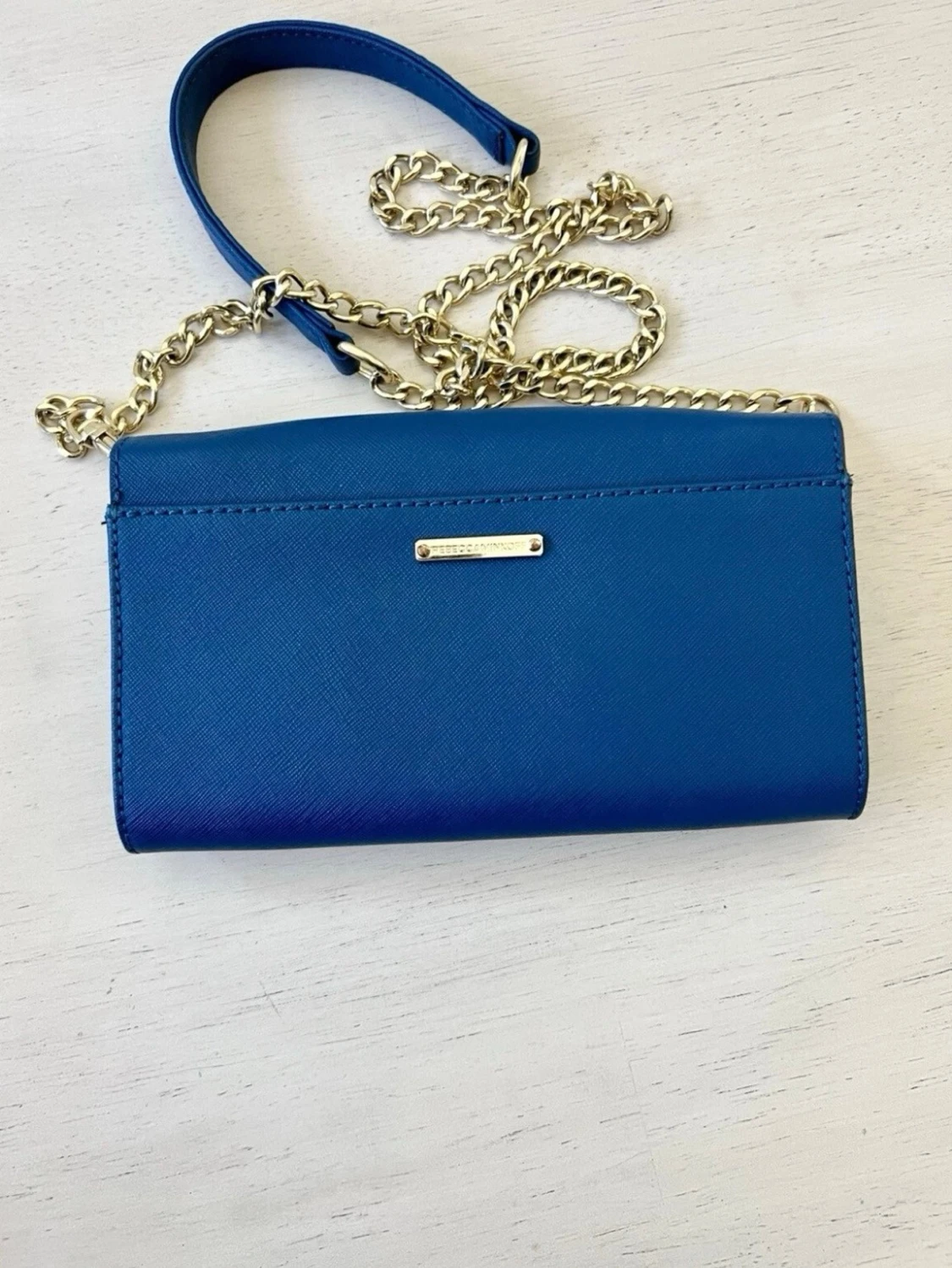 Blå axelväska med nitar Rebecca Minkoff - 3
