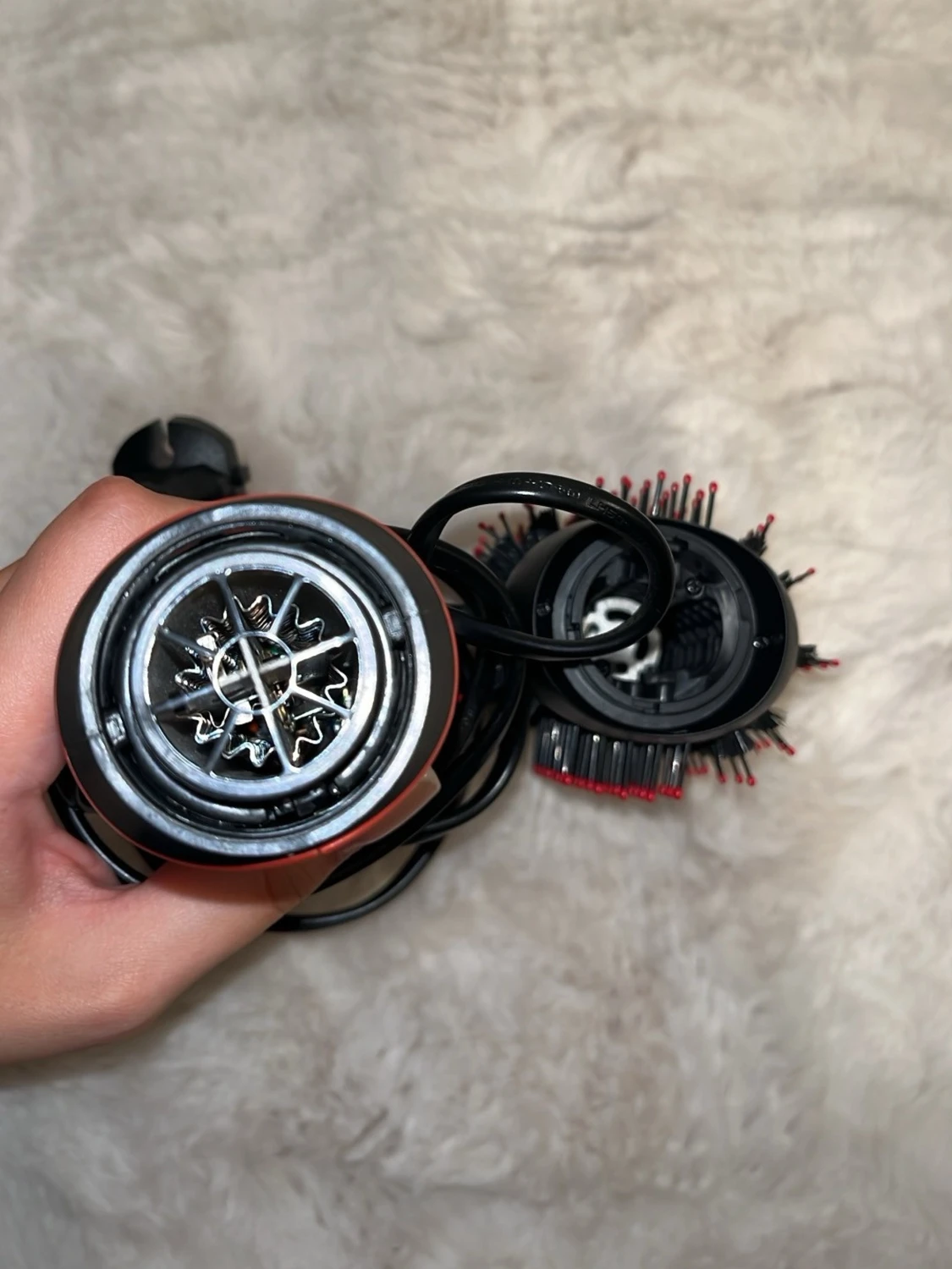 Revlon varmluftsborste svart/röd - 3