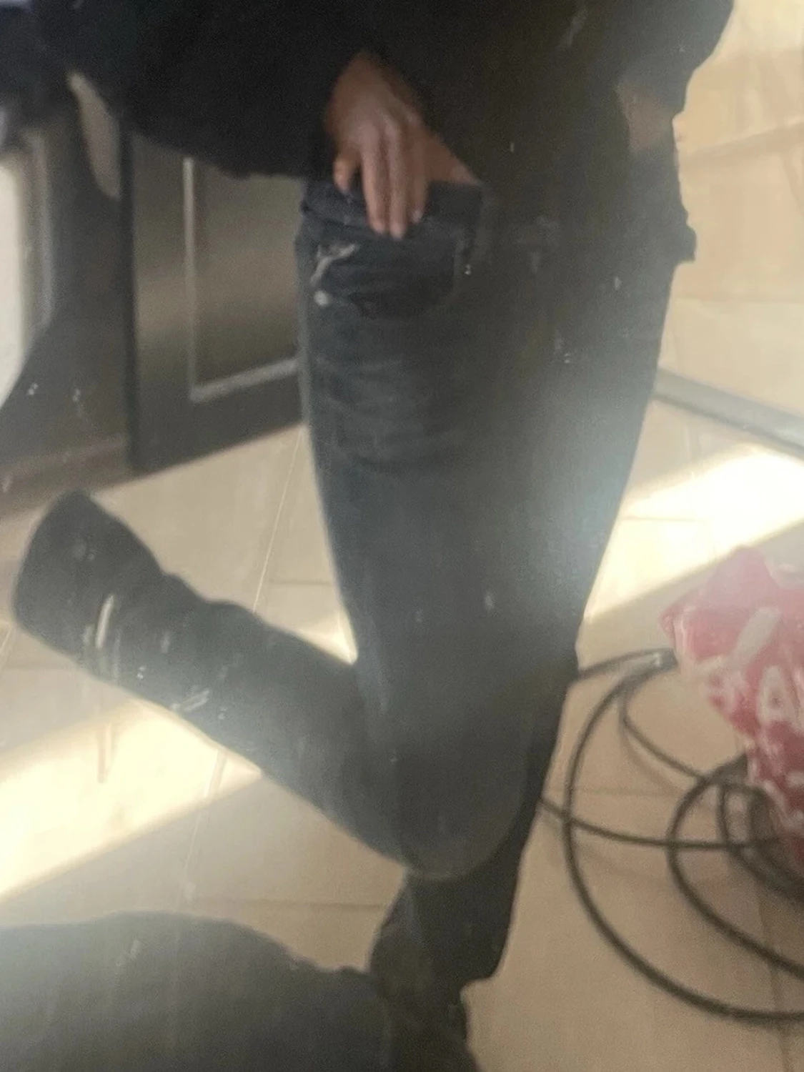Lågmidjade jeans - 92