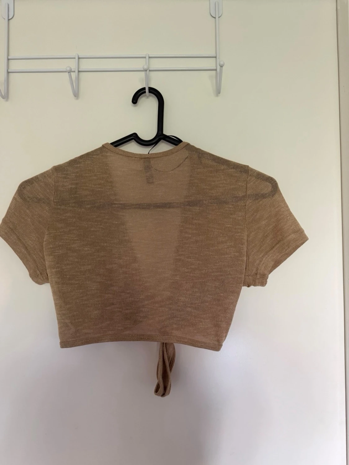 Beige croppad bolerotopp från H&M - 1