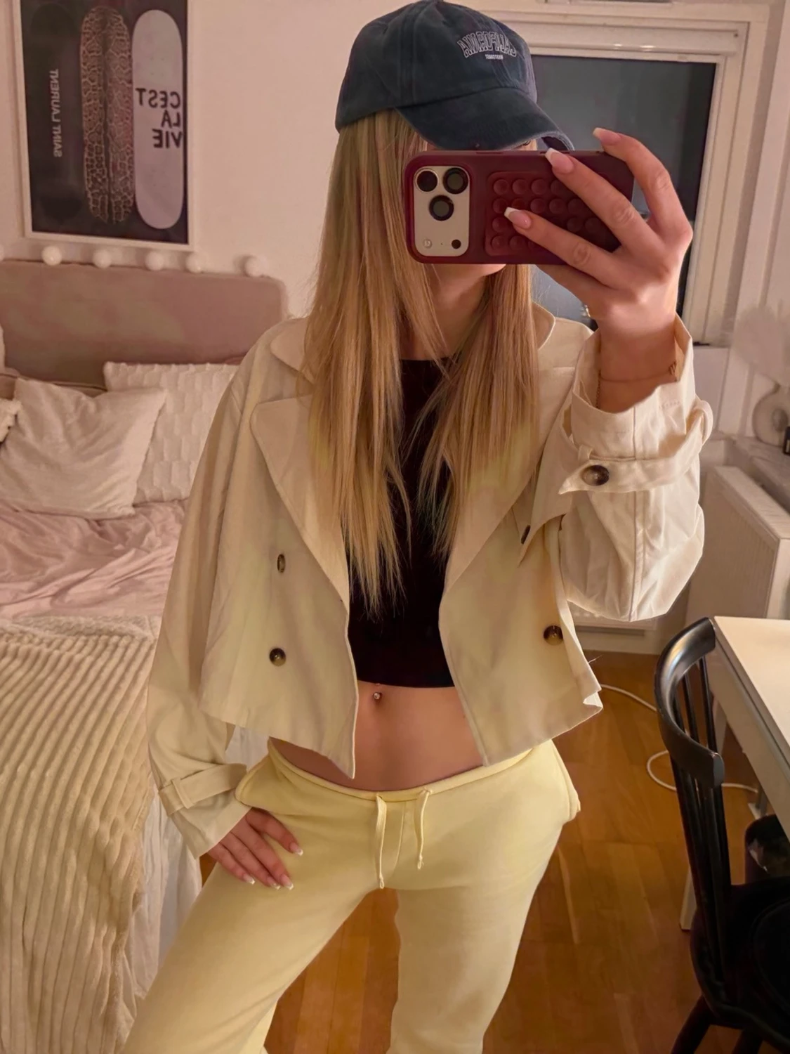  beige trenchcoat  - 1