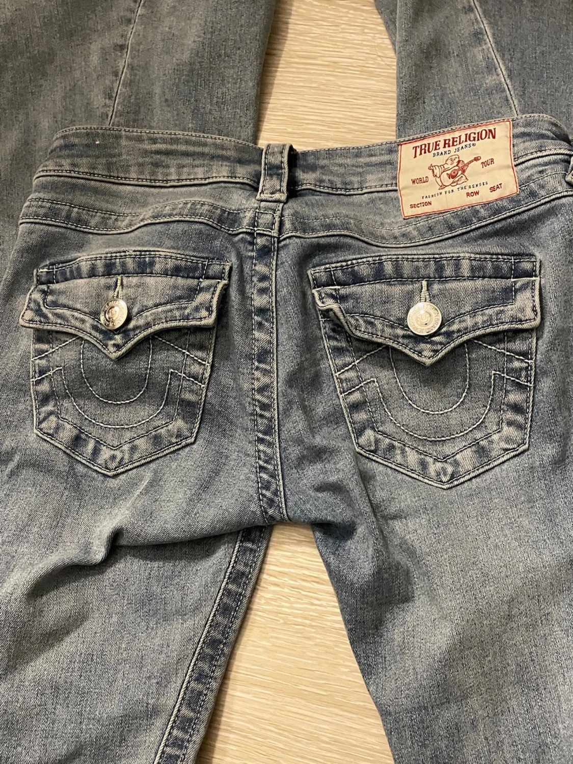 True Religion Joey Low Rise Flare Jeans - 2