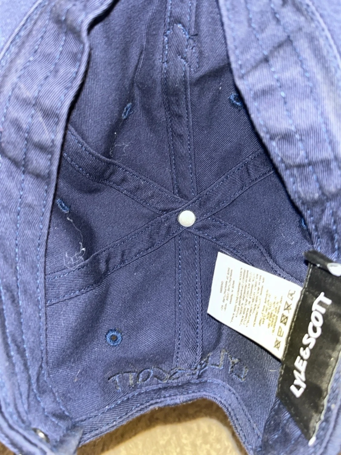 Mörkblå lyle n scott keps - 1