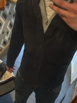 Mörkblå overshirt - Riktigt fet Overshirt, strl s