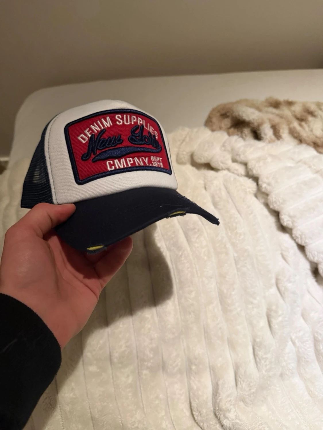 Blå och vit truckerkeps New Lady - 3