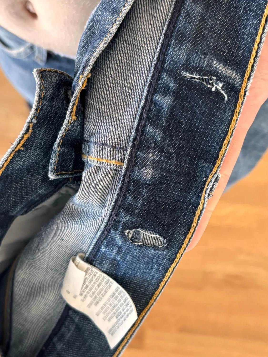 Blå raka jeans från gap - 2