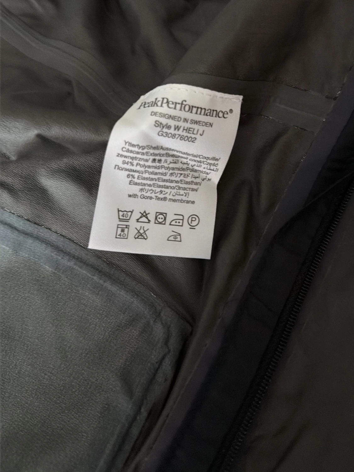 Peak Performance vindjacka mörkgrå/rosa - 6