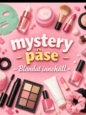 Väldigt blandad mystery påse - Blandad mystery påse! Allt ifrån smink - små figurer, hudvård, pennor med mera. Väldigt blandat. Noga ihopplockat. OBS! Ingen returrätt på mystery påsar/boxar.! Värde cirka 150-250:- säljs för 45:-. MYCKET nytt, resterande är fräscht. Inga kläder