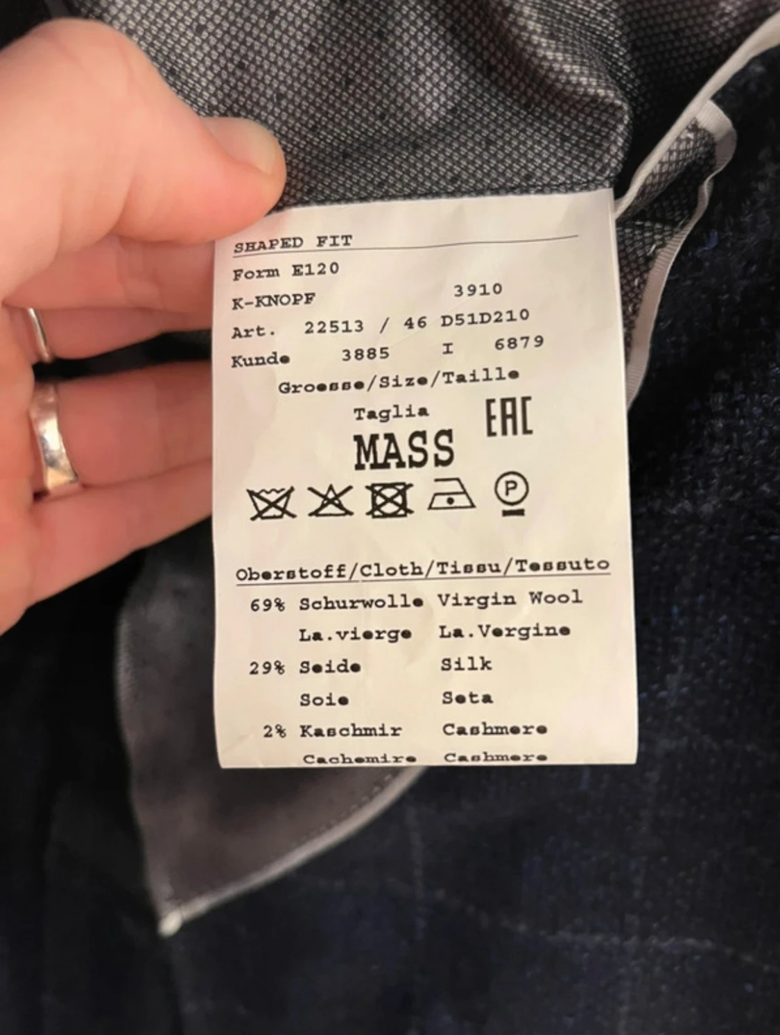 Mörkblå kavaj från Eduard Dressler  - 3