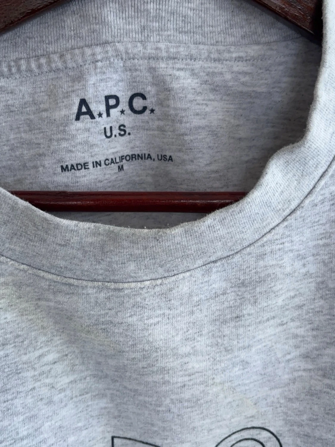 Grå sweatshirt från A.P.C. U.S. - 2