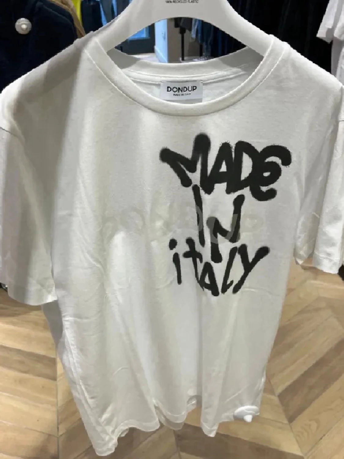 Vit t-shirt från Dondup med tryck - 1