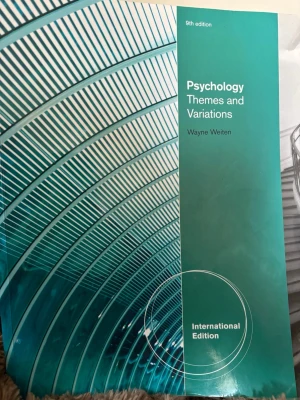 Psychology Themes and Variations 9th Ed - Säljer kursboken 'Psychology Themes and Variations' av Wayne Weiten, 9:e upplagan, International Edition. Bra skick. ISBN: 978-1-111-83748-8