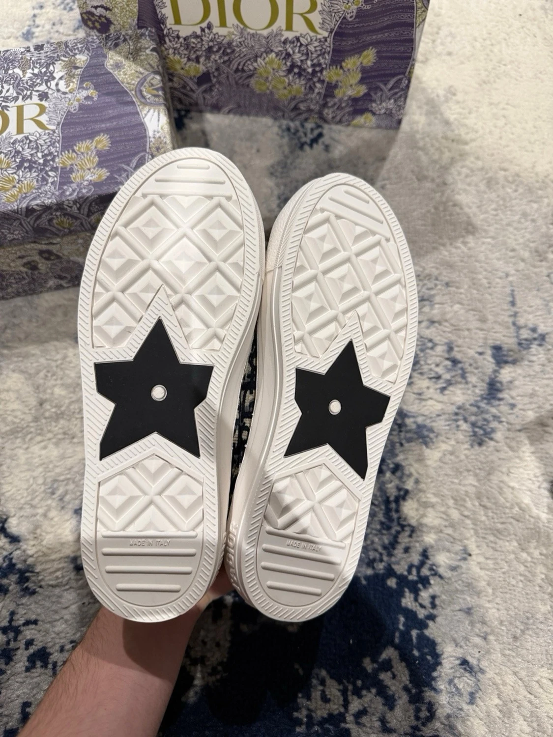 Svarta dior sneakers - 3