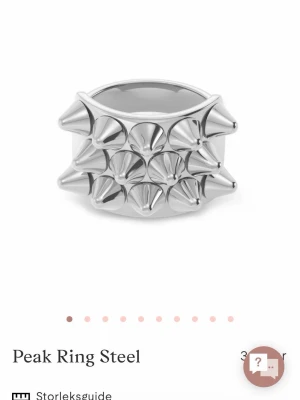 Edblad ring - Ring med nitar från Edblad. Den har en bred design och en futuristisk känsla som sticker ut. Perfekt för dig som gillar statement-smycken och vill ha något unikt i din stil. 