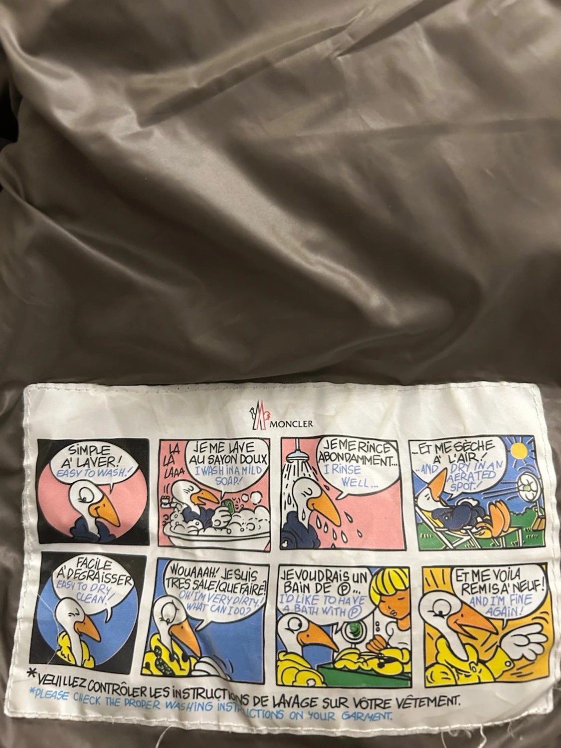 Svart glansig dunjacka Moncler - 2