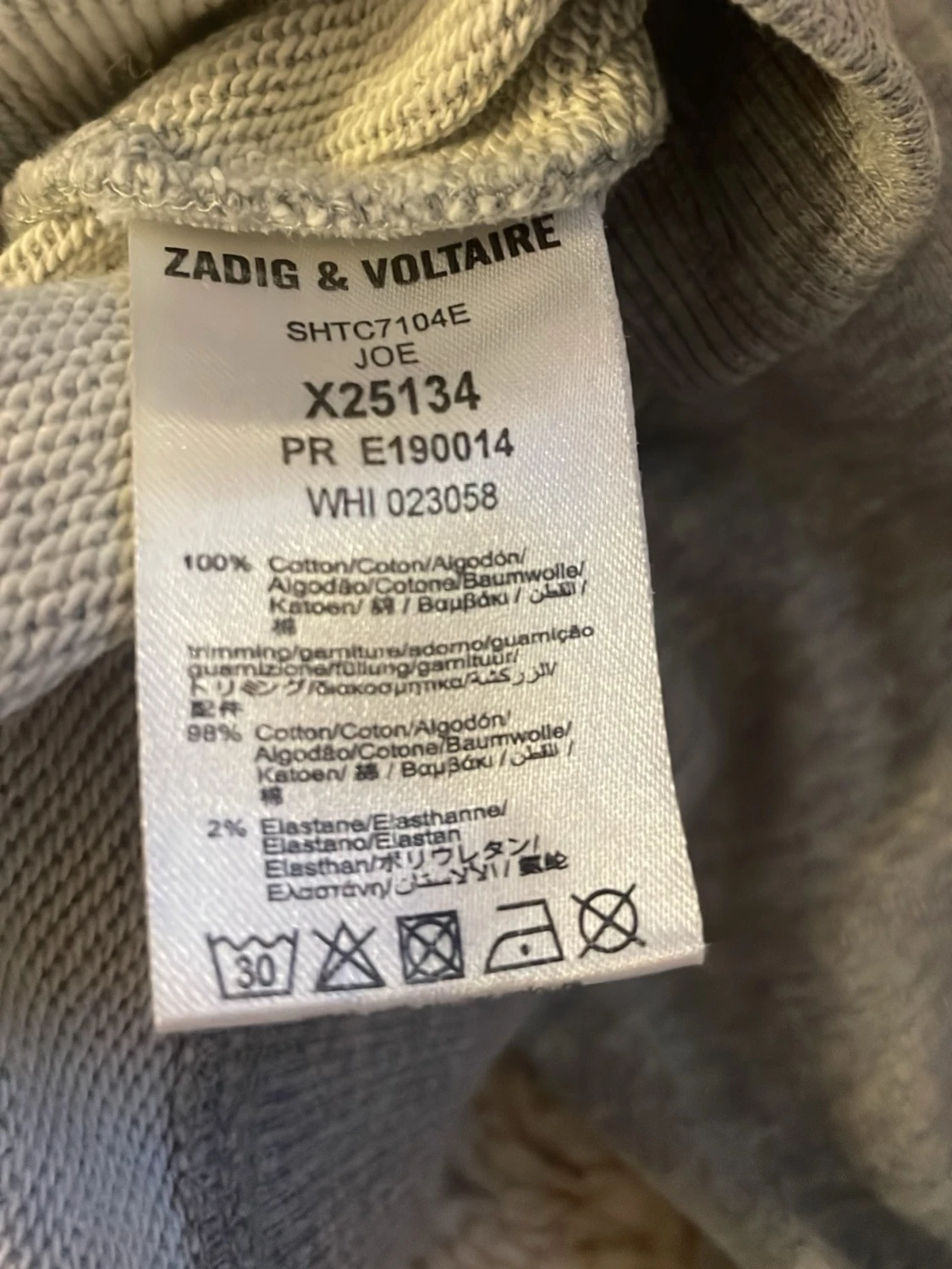 Grå sweatshirt Zadig & Voltaire - 3