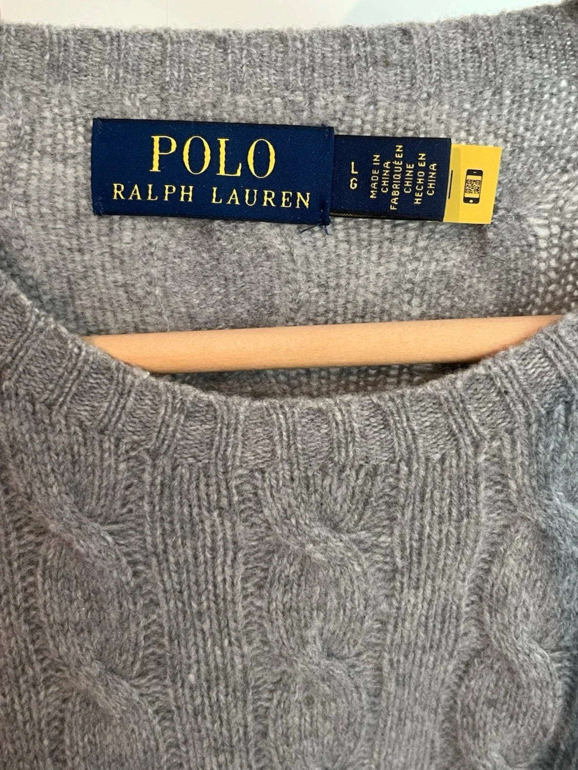 Grå Cable-Knit, L, från Ralph Lauren - 2