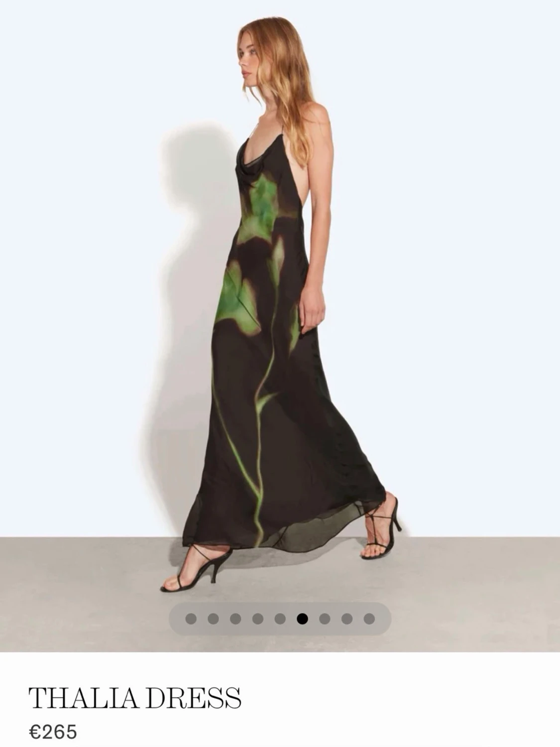Svart långklänning Thalia Dress - 2