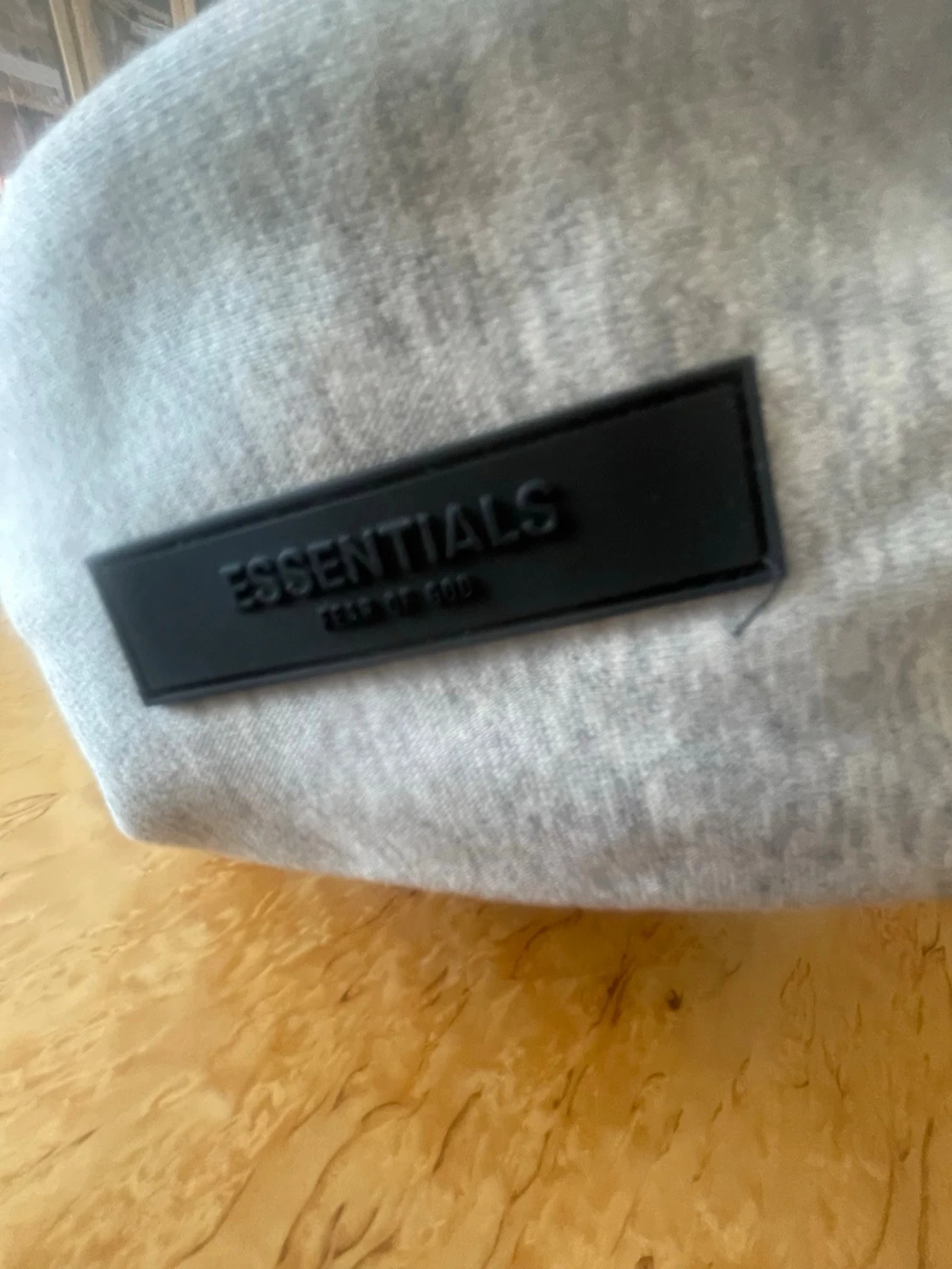 Grå Essentials Fear of God hoodie - 5