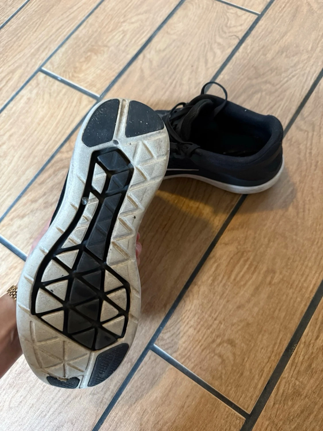 Svarta Nike flex run sneakers  - 4