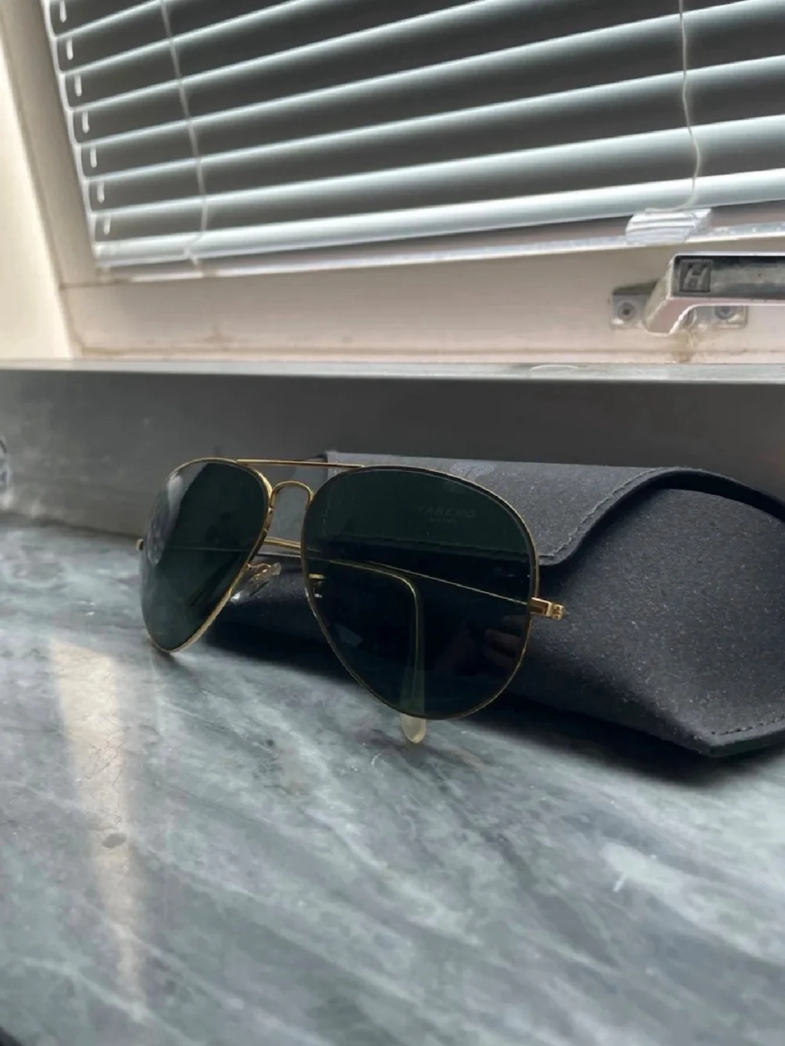 Ray-Ban aviator solglasögon guld - 1