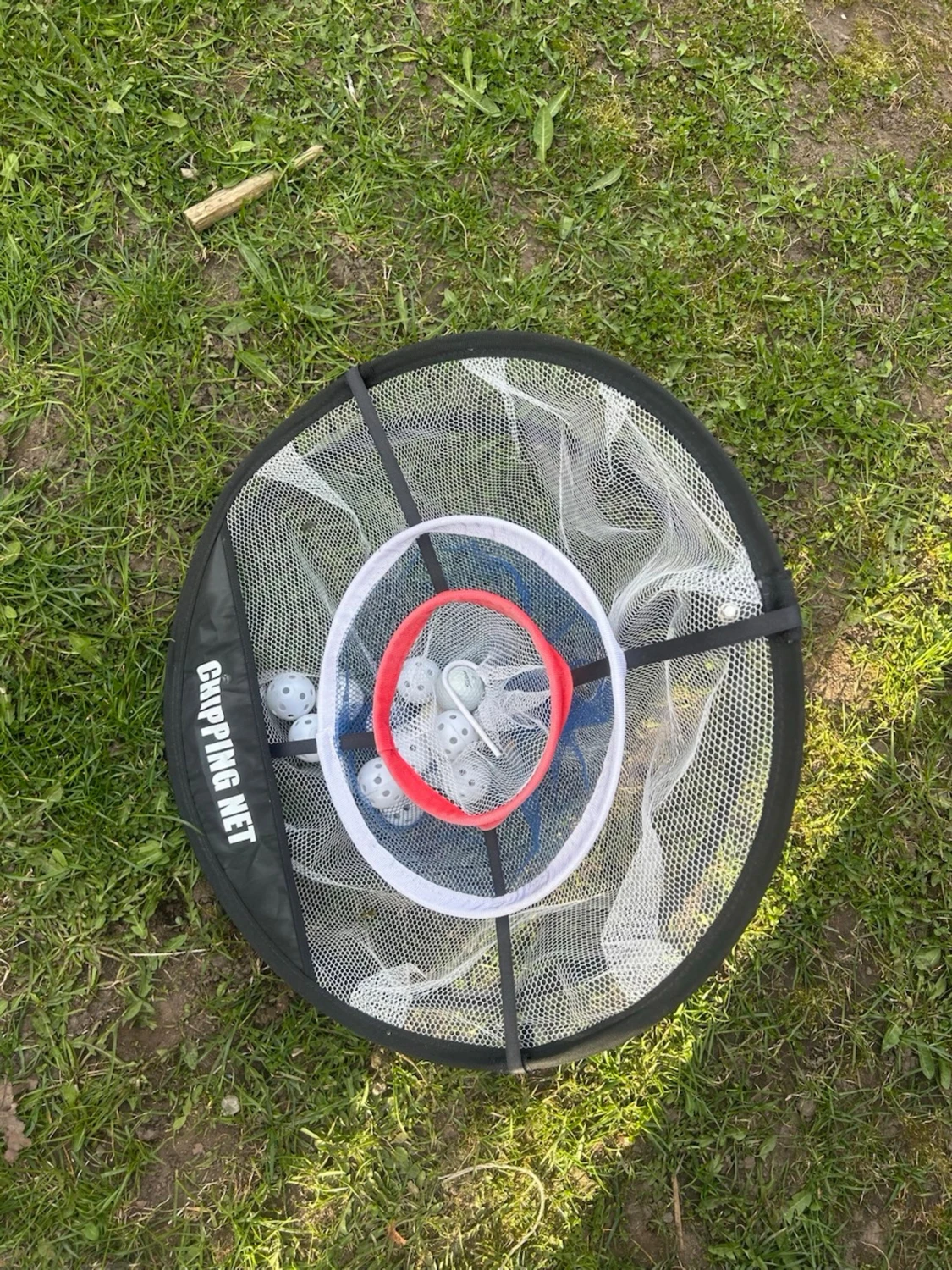 Golf chipping-nät med bollar - 1