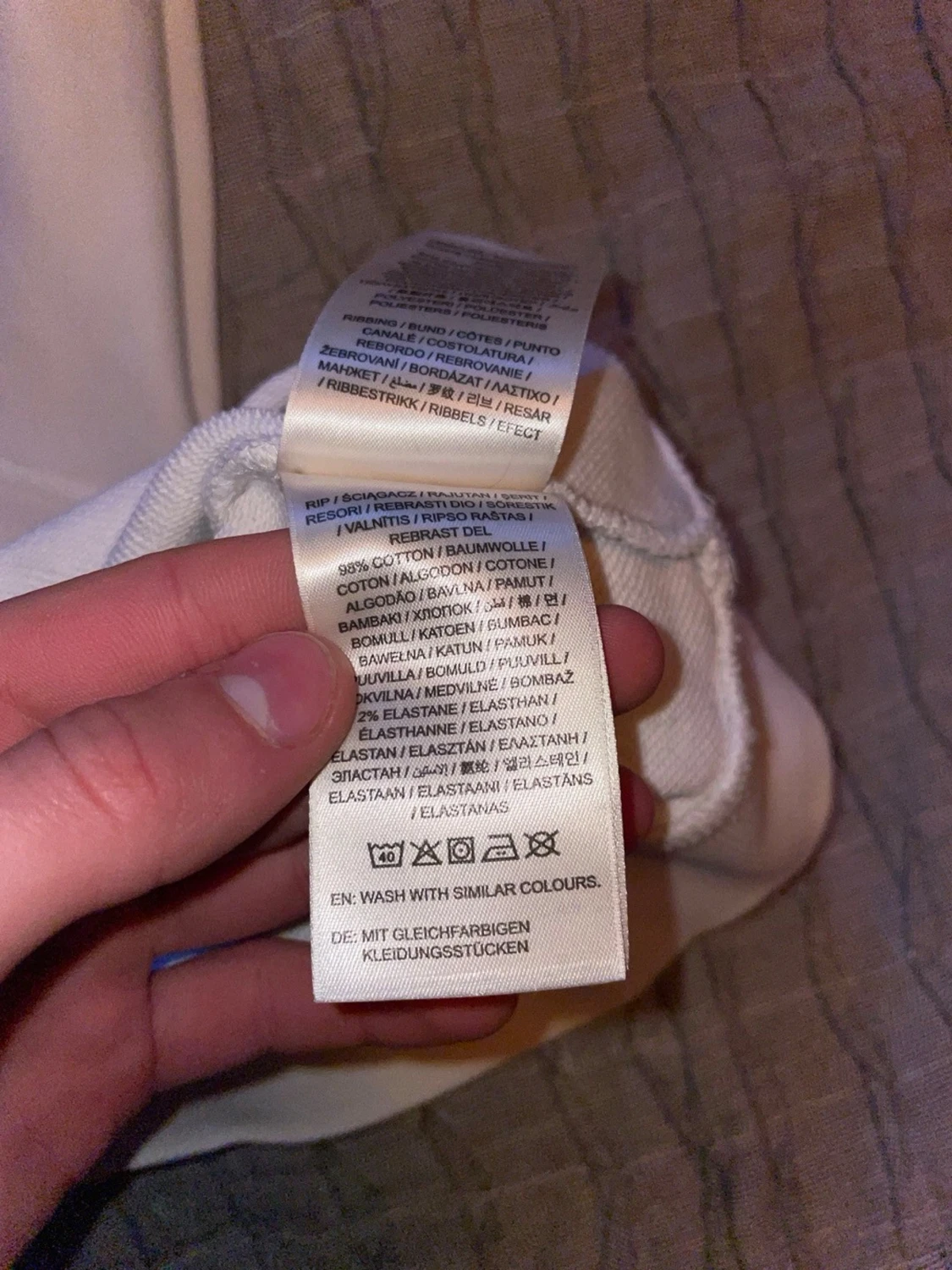 Vit sweatshirt från Gant - 3