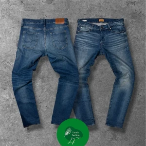 Jack & Jones jeans Slim/Glenn - Säljer dessa mörkblå jeansen från Jack & Jones | W31 L32 | modell: Slim/Glenn | skick: 8,5/10, mycket fint skick men inte nyskick | Skriv vid frågor, pris kan diskuteras vid snabb affär 🤝
