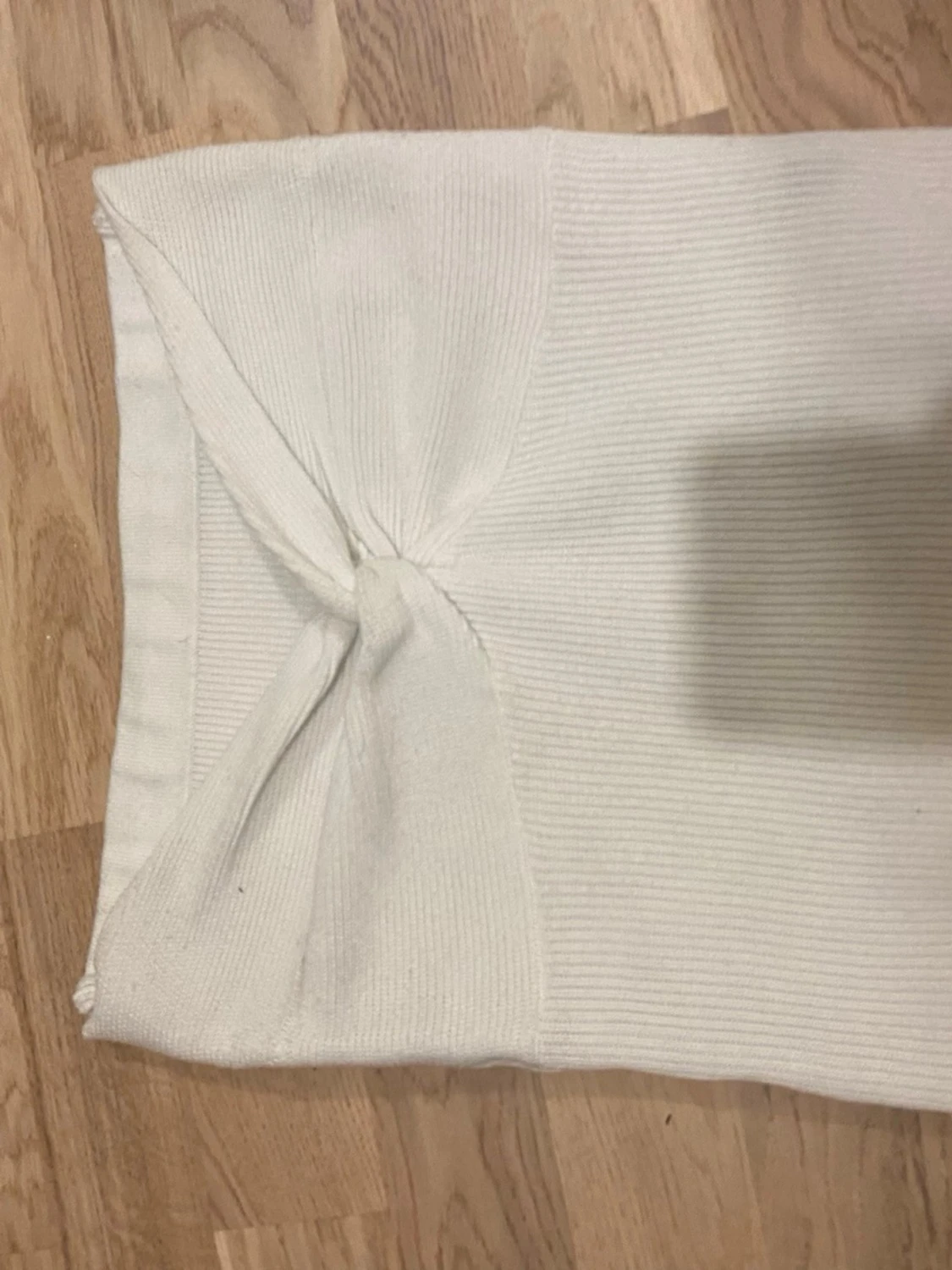 Vit ribbad tube top - 1