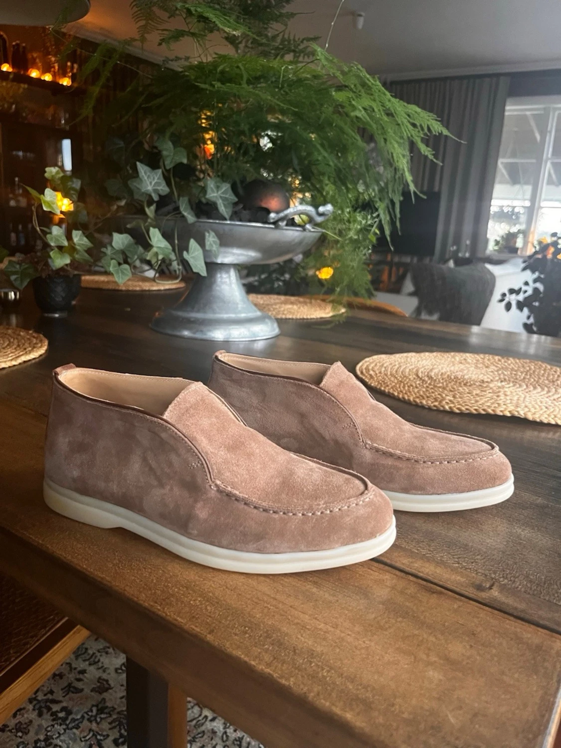 Bruna mocka Loro piana loafers