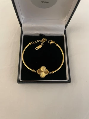Guldpläterad armband - Rostfrittstål och guldpläterad, boxen på bilden ingår ej 🌸